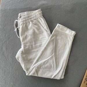 J.Crew Linen drawstring pants